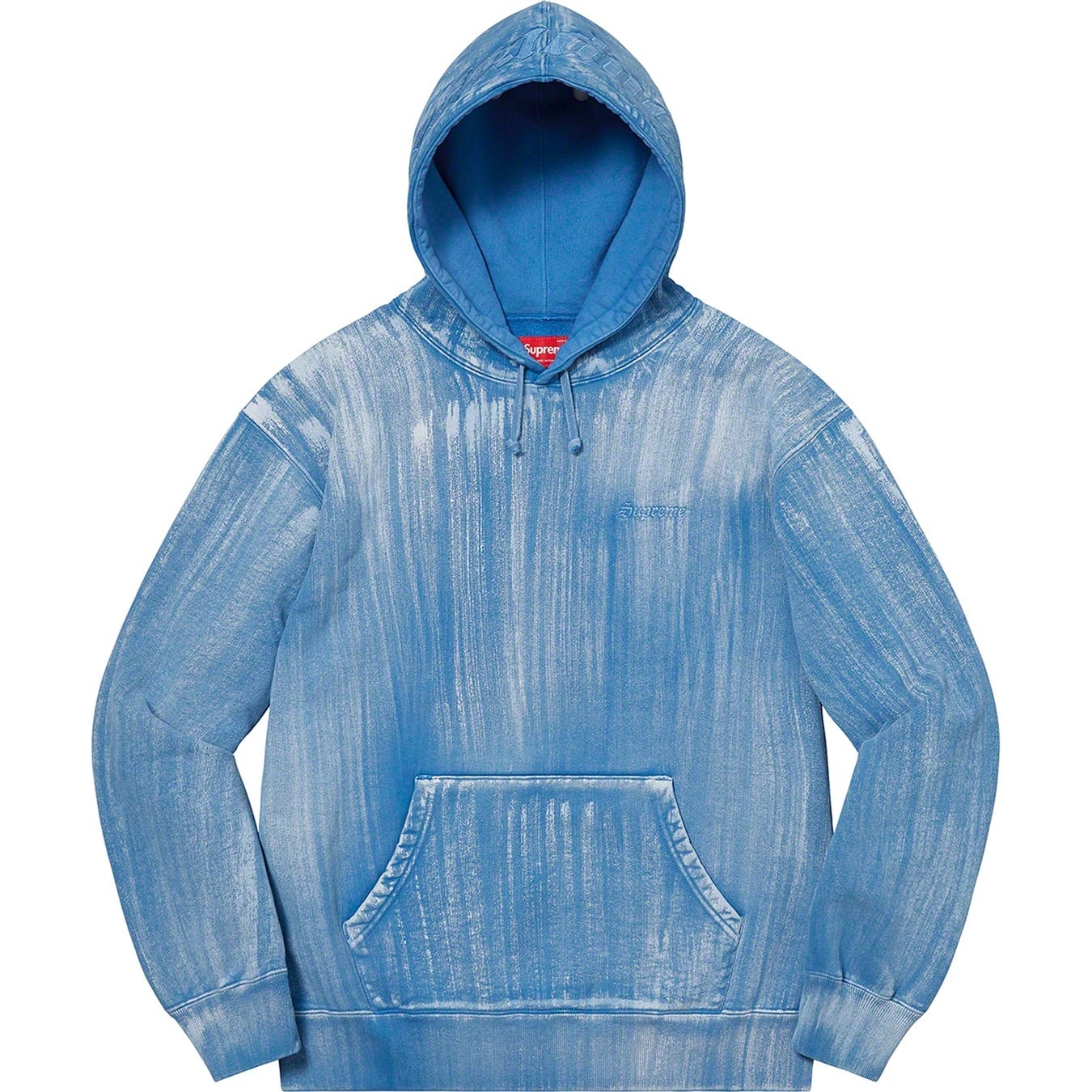 Brush Stroke Hooded Sweatshirt view 7